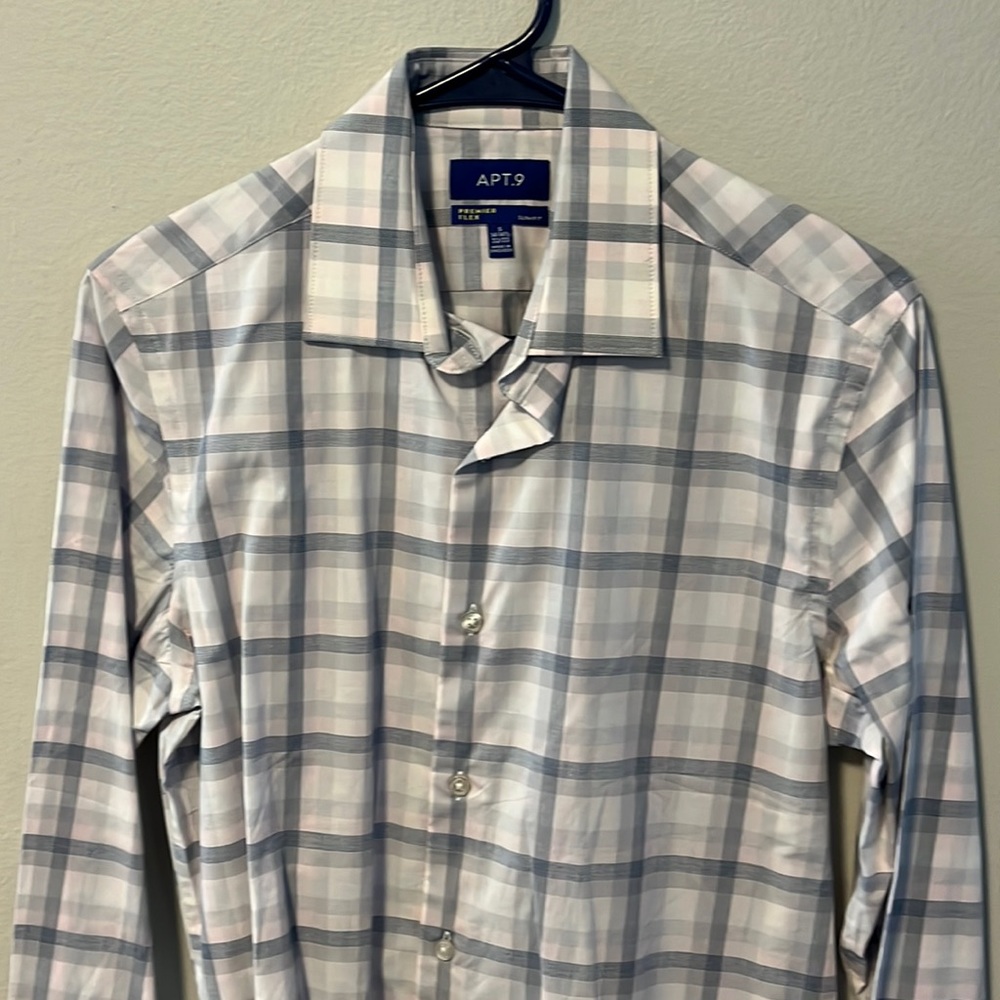 3 items for $10 aMens Apt 9 Dress Shirt Premier Flex